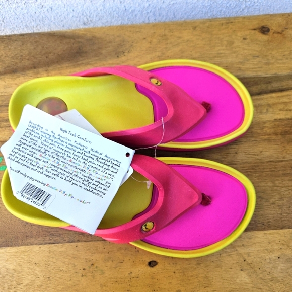 Hawaiian Jellys Ultra Comfort Mango Fruit Unisex  Sandals Women's Size 6 - Picture 3 of 15